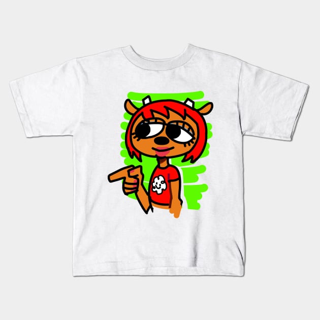 RZ - Lammy Kids T-Shirt by REDZtheARTIST